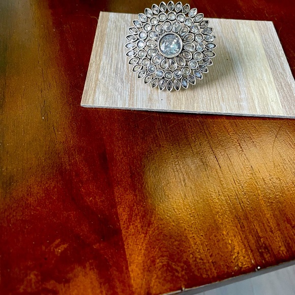 Tanjor Thousand Eyes Large Cocktail Round Ring with stones - Picture 2 of 8